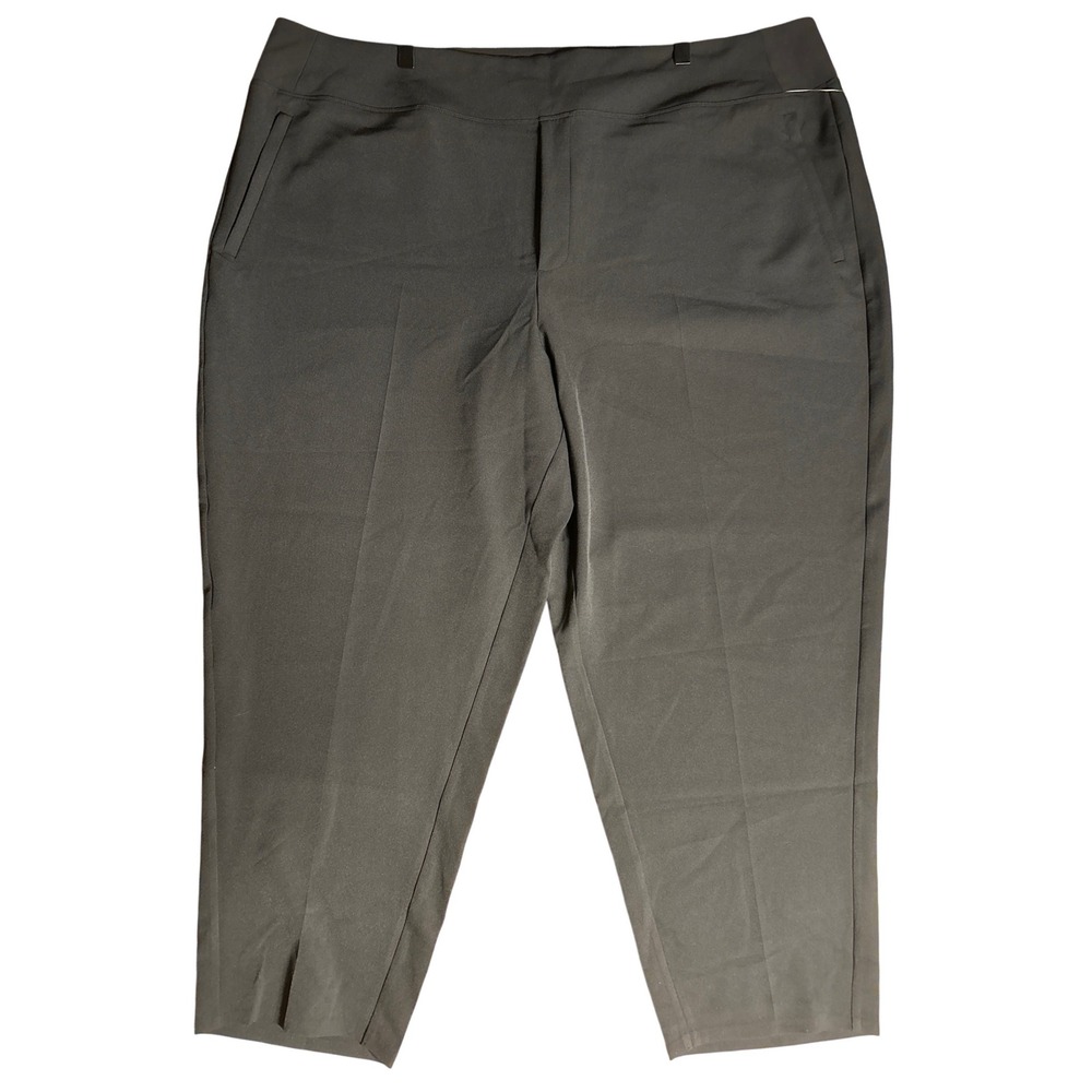 Athleta Endless Pant Black Tapered Leg Travel Work Pants Size 24 Retail $109 NWT